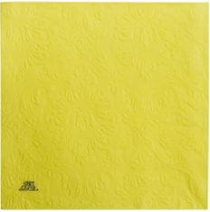 Lene Bjerre UNI papirnate serviete rumene barve, 40 x 40 cm