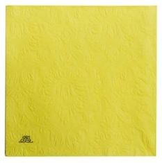 Lene Bjerre UNI papirnate serviete, rumene, 33 x 33 cm