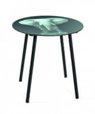 Mørtens Furniture Elefa okrogla miza, 41 cm, črna / siva