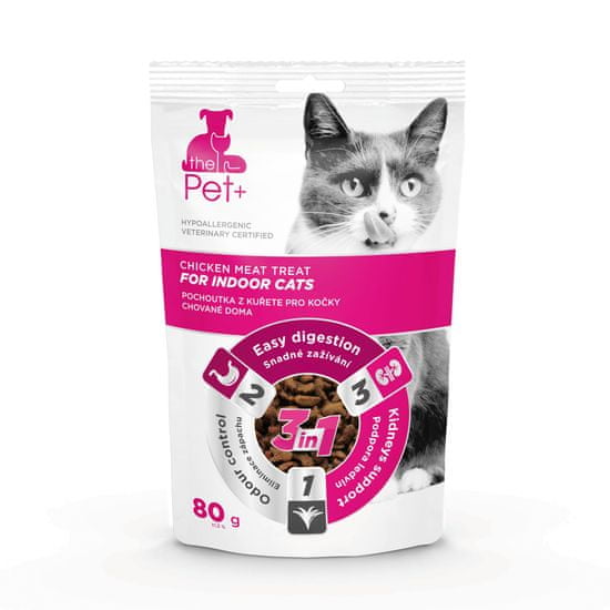 thePet+ cat Indoor treat priboljški za mačke, 80 g