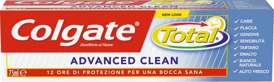 Colgate Total Advanced Clean zobna krema, 75 ml