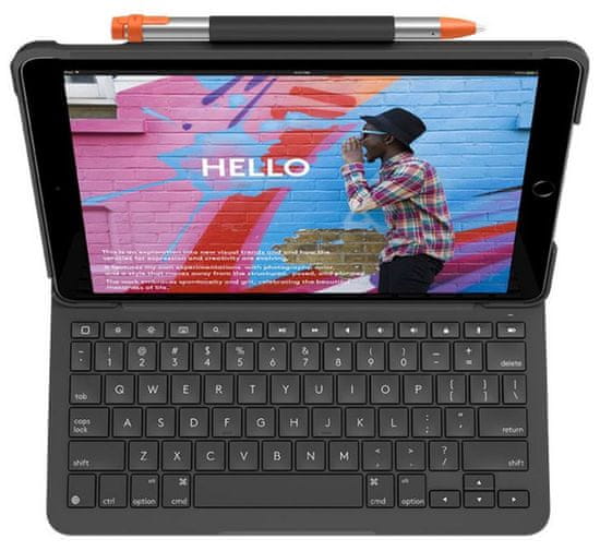 Logitech Slim Folio tipkovnica za iPad 7 (2019), SLO g.