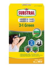 Substral 3v1 green gnojilo za travo, 2 kg