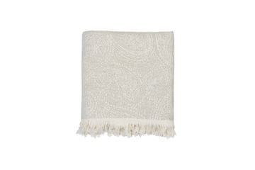 Fine Okrasno pregrinjalo GIOIA 110 slonovine, 125 x 190 cm
