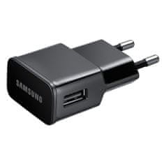 Samsung Potovalni polnilnik ETA-U90E 2A s kablom MicroUSB -, ov polnilnik ETA-U90E za Note 2 (N7100), črn