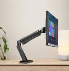 Omega OUPC12S namizni nosilec za monitor, 33,02cm (13) - 68,58cm (27), vrtljiv v vse smeri