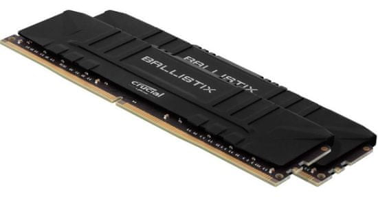 Crucial Ballistix 32GB Kit (2x16GB), DDR4, 3600MHz, DIMM, CL16 pomnilnik, črn (BL2K16G36C16U4B)