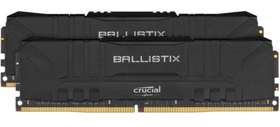 Crucial Ballistix 32GB Kit (2x16GB), DDR4, 3200MHz, DIMM, CL16 pomnilnik, črn (BL2K16G32C16U4B)
