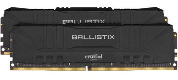 Crucial Ballistix 16GB Kit (2x8GB), DDR4, 3200MHz, DIMM, CL16 pomnilnik, črn (BL2K8G32C16U4B)