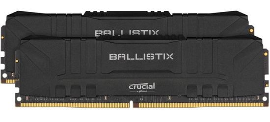 Crucial Ballistix 16GB Kit (2x8GB), DDR4, 3200MHz, DIMM, CL16 pomnilnik, črn (BL2K8G32C16U4B)