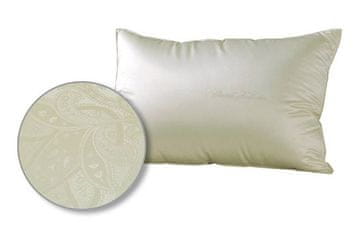 Ch. Fischbacher Vzglavnik CHUR 80 x 80 cm iz gosjega puha v gladki svili