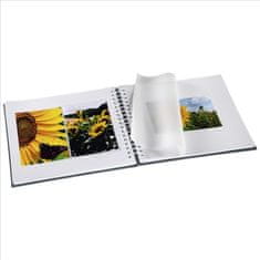 Hama Foto album FINE ART 28x24 cm, 50 strani, siv, bele strani, spirala, lepilo