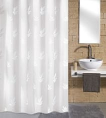 Kleine Wolke kopalniška zavesa Canton, 180×200 cm, bela