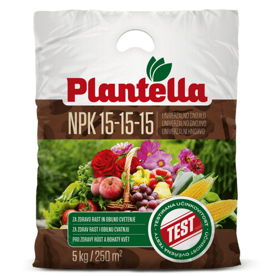 Plantella NPK 15-15-15 univerzalno gnojilo, 5 kg