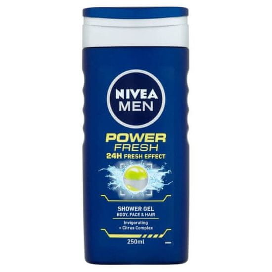 Nivea Men Power Refresh gel za prhanje, 250 ml