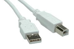 Value Kabel USB 2.0 A-B 4,5 m, bel/siv