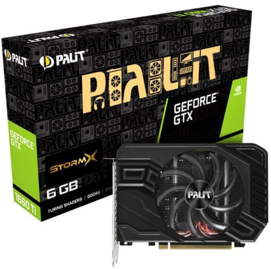 PALiT StormX GeForce GTX 1660 Ti, 6 GB GDDR6 grafična kartica