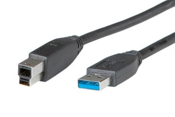 Roline Kabel USB 3.0 A-B 1,8 m, črn
