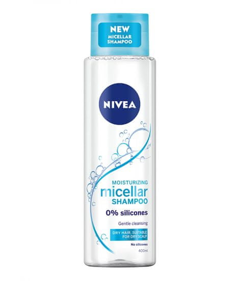 Nivea Moisturizing Micellar šampon, za suhe lase, 400 ml