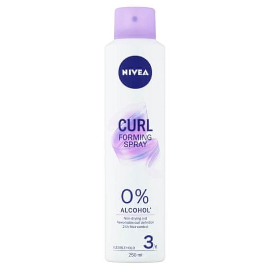 Nivea Curl Forming Spray lak za lase, za ustvarjanje kodrov, 250 ml