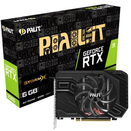 PALiT StormX GeForce RTX 2060, 6 GB GDDR6 grafična kartica