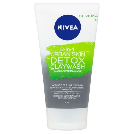 Nivea 3 v 1 Urban Skin Detox čistilna krema za obraz