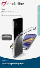 CellularLine Fine ovitek Samsung Galaxy A51, prozoren