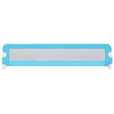 Vidaxl Posteljno varovalo za otroke modro 180x42 cm poliester