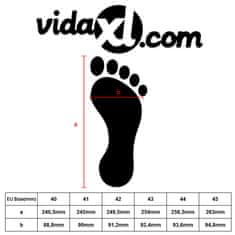 Vidaxl Elegantni moški čevlji z vezalkami rjavi velikost 42 PU usnje