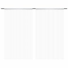 Vidaxl Zavese iz nitk 2 kosa 100x250 cm bele barve