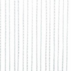 Vidaxl Zavese iz nitk 2 kosa 100x250 cm bele barve