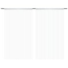 Vidaxl Zavese iz nitk 2 kosa 140x250 cm bele barve