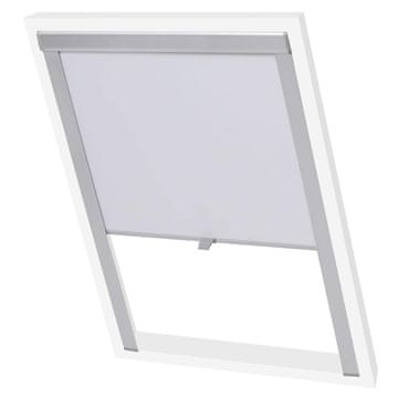 Vidaxl vidaXL Zatemnitvena rolo senčila, bela, CK04