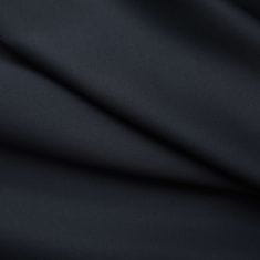 shumee Zatemnitvena zavesa z obešali črna 290x245 cm