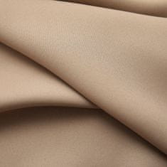 Vidaxl Zatemnitvene zavese z obešali 2 kosa taupe 140x245 cm