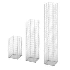 Vidaxl Gabion 3 kosi pocinkana žica