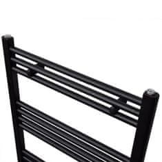 shumee Kopalniški radiator z ravnimi cevmi 500x764 mm črn