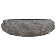 Vidaxl Umivalnik 40x12 cm marmor črn