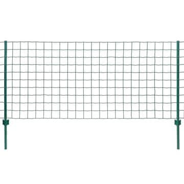 Vidaxl vidaXL Euro ograja, jeklo, 20 x 1 m, zelena