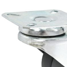 Vidaxl vidaXL Dvojna vrtljiva kolesa, 4 kosi, 50 mm