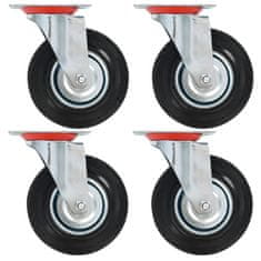 shumee vidaXL Gibljiva kolesa 8 kosov 125 mm