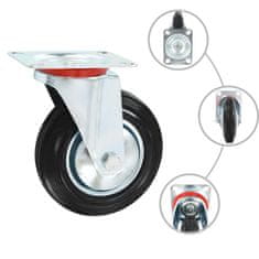 Vidaxl Gibljiva kolesa 4 kosi 160 mm