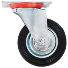 Vidaxl Gibljiva kolesa 4 kosi 100 mm