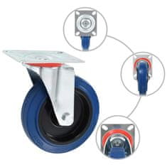 Vidaxl Gibljiva kolesa 4 kosi 125 mm