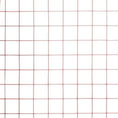Vidaxl Žična mreža za ograjo jeklo s PVC oblogo 25x1,5 m rdeča
