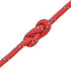 Greatstore Mornarska vrv polipropilen 16 mm 250 m rdeča