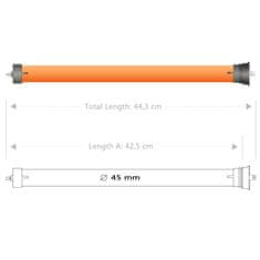 Vidaxl Cevni motor 10 Nm
