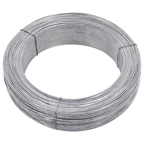 Vidaxl Vezna žica za ograjo 250 m 3,8 mm jeklo