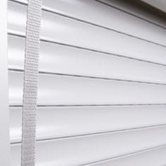 Vidaxl Rolete iz aluminija 100x100 cm bele