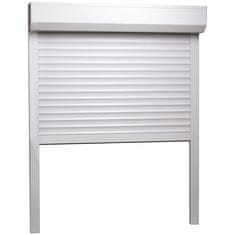 Vidaxl Rolete iz aluminija 130x140 cm bele